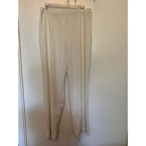 Women's Linda Lundström Cream Trousers Size 10